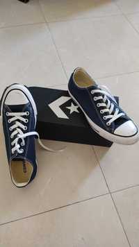 Sapatilhas converse azuis tamanho 40