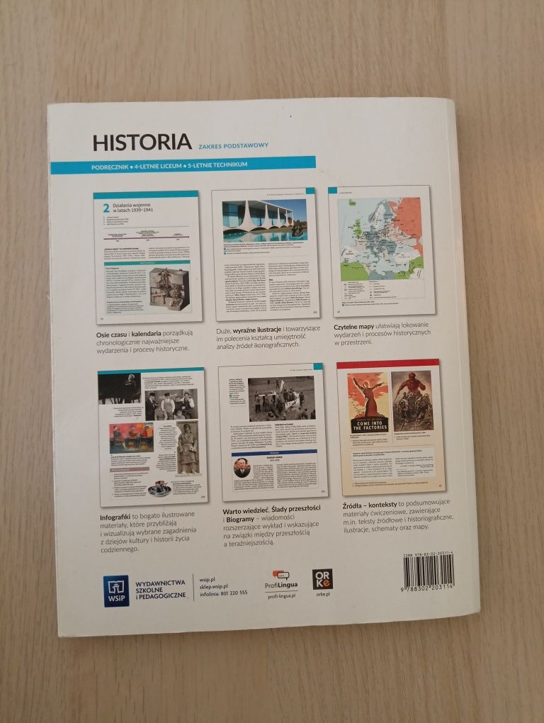 Podręcznik historia 4 dla liceum i technikum WSiP