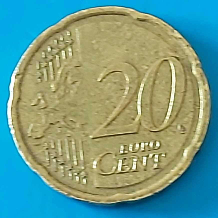 20 Cêntimos de 2017 Letra G da Alemanha