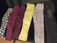 Spodnie 110-116 legginsy