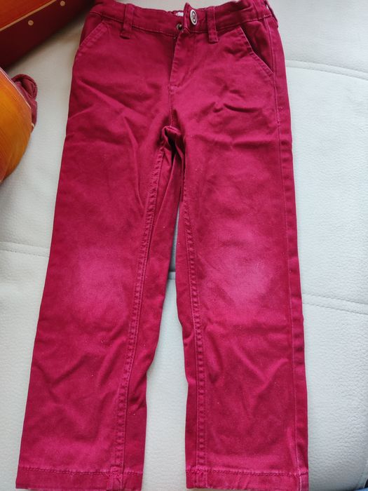 Calças vermelhas, Spencer Slim fit Zippy 4/5 anos