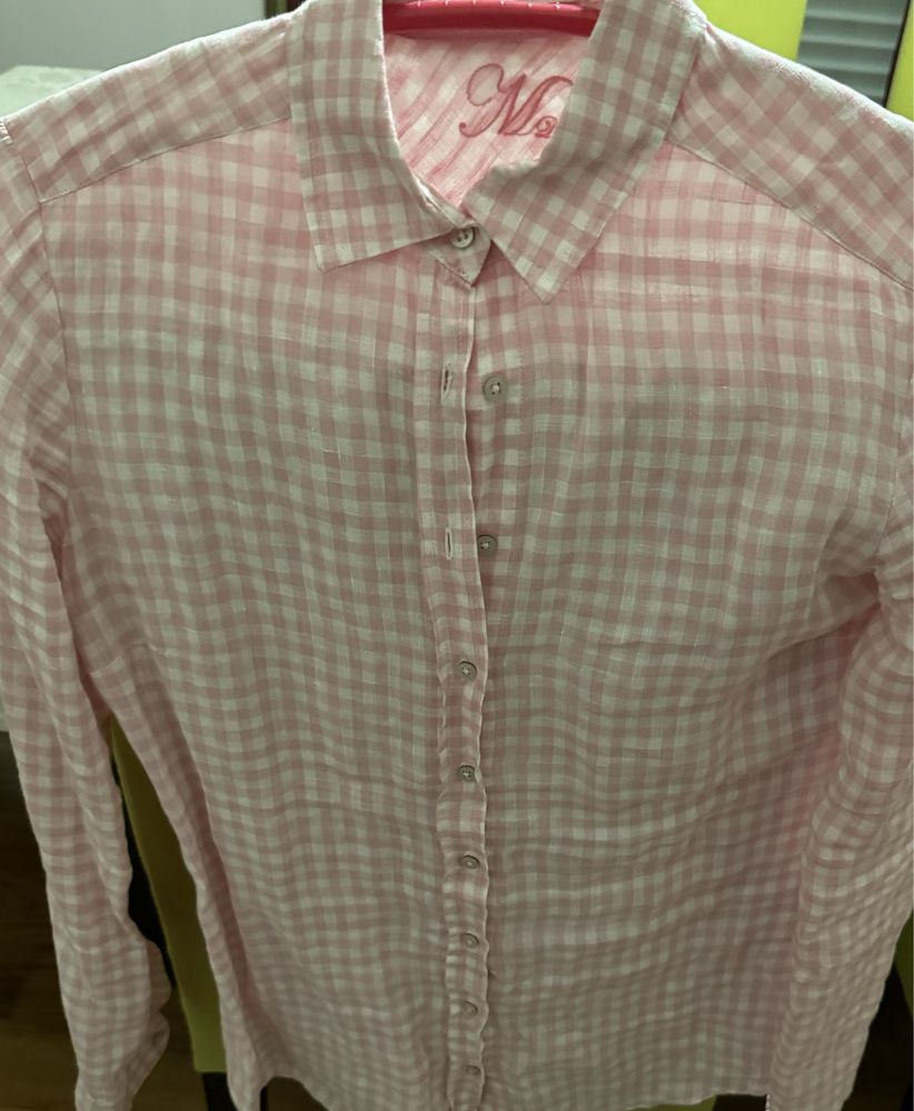 Camisa em linho da Massimo Dutti (tamanho 36)