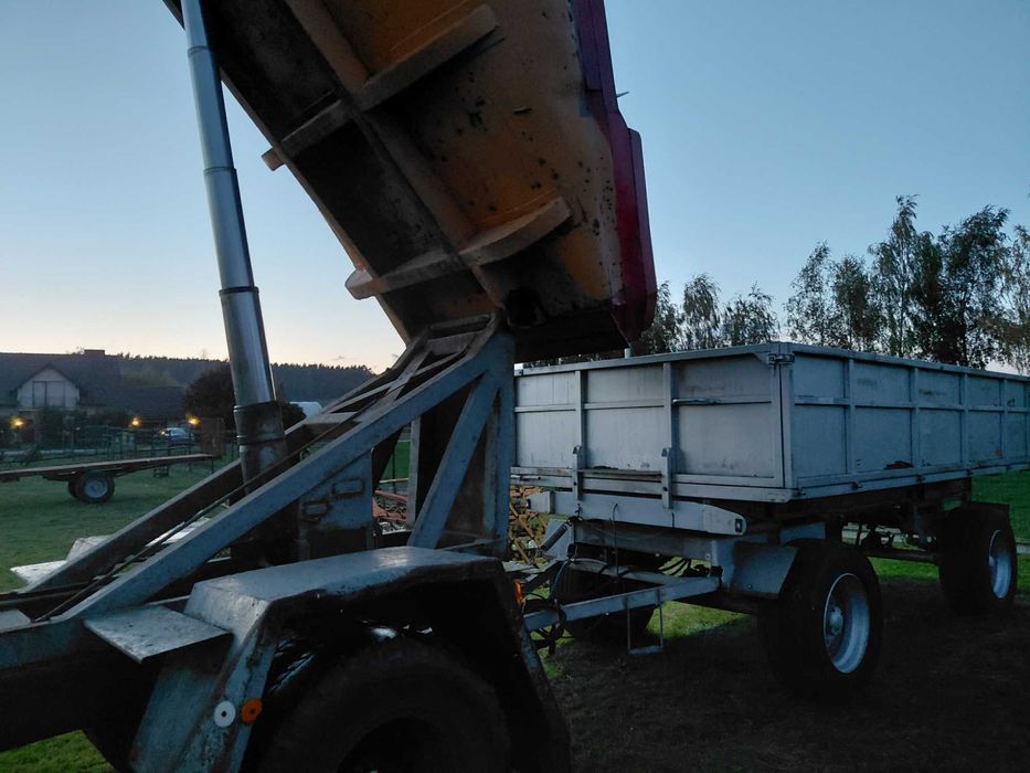 Sprzedam przyczepę budowlaną wysokiego składowania(wywrotka,koleba)