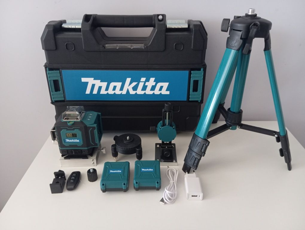 2025 новинка! Makita 4D. Кейс. 2 АКБ. Лазерний рівень. Лазерный уровен