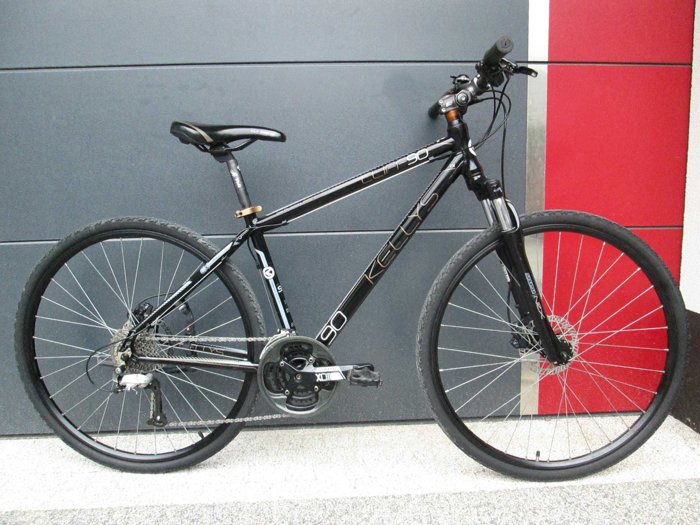 Fajny rower crossowy KELLYS CLIFF 90 CX Shimano hydraulika, rama 44 cm