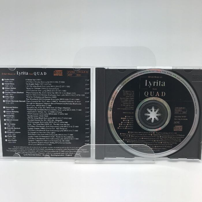 cd - various - british music on lyrita from quad