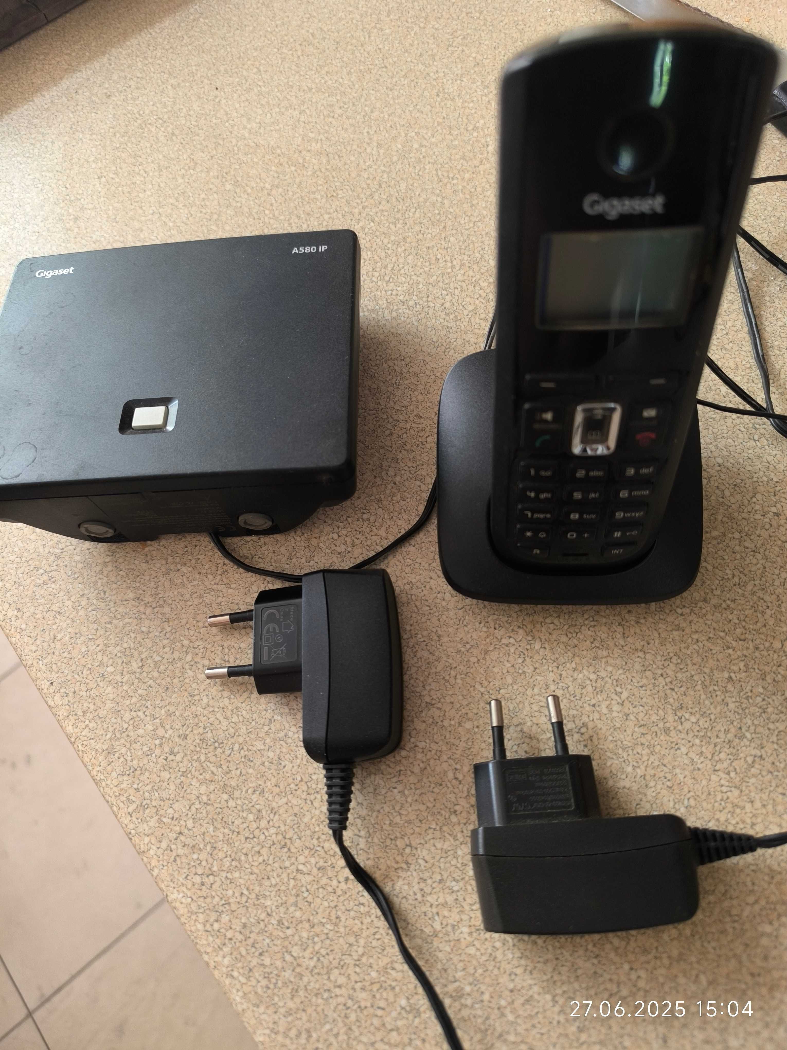 Telefon stacjonarny bezprzewodowy SIEMENS Gigaset A580 IP