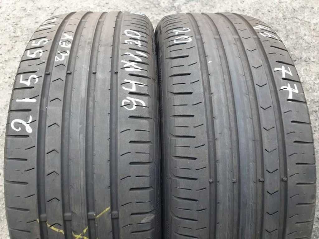 215/55 R17 94W Continental PremiumContact5 літо 2 штуки 2020рік