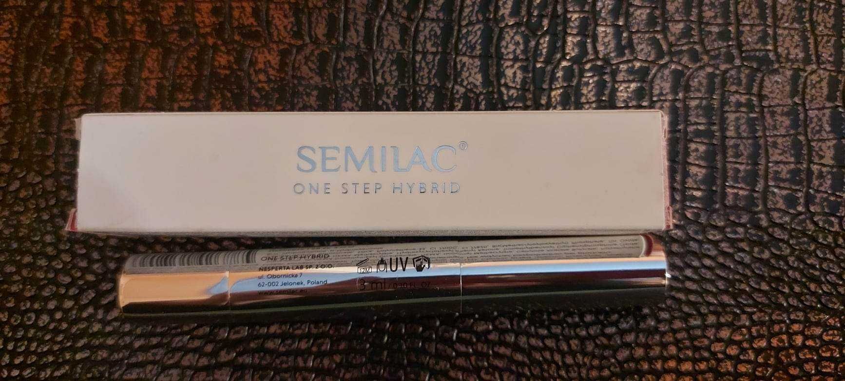 Semilac One Step Hybrid Glitter Marker Pink Beige S245 lakier hybryda