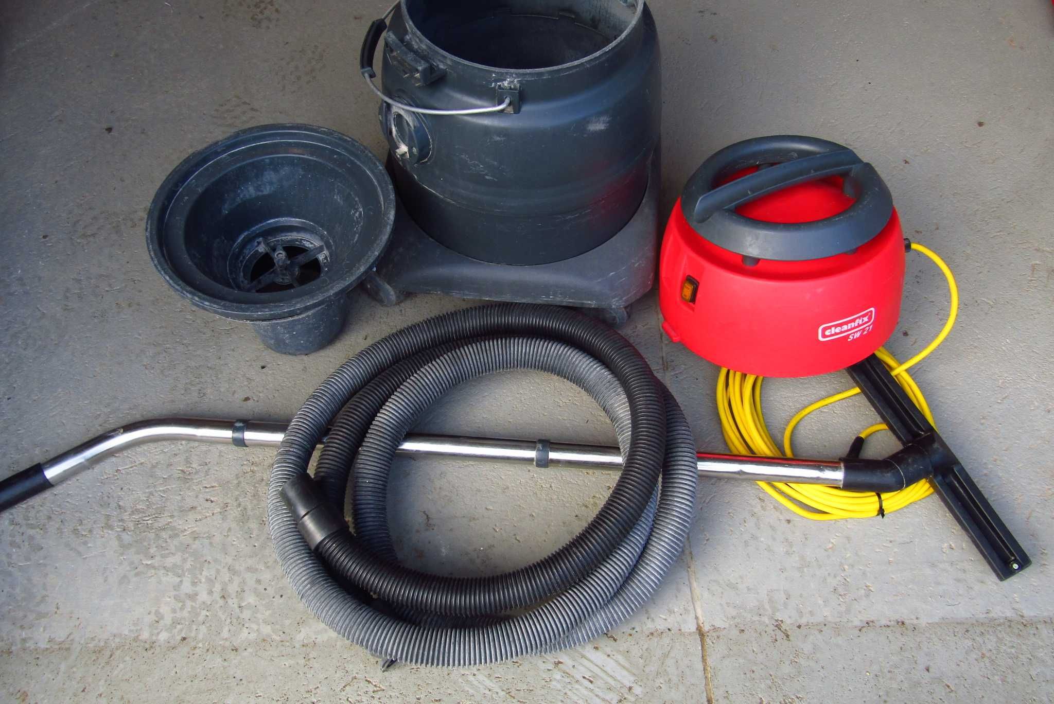 Odkurzacz Przemysłowy  CLEANFIX SW 21  NA mokro i sucho komplet