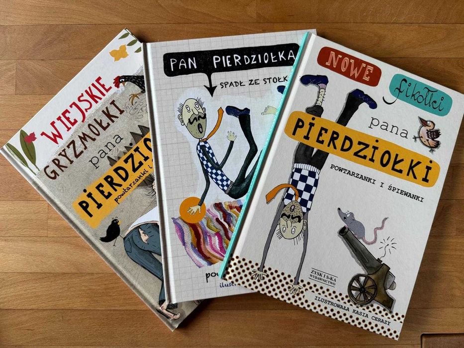 Zestaw 3 książek z serii pan Pierdziołka