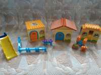 Будинки іграшкові з меблями, конструктор крупні деталі