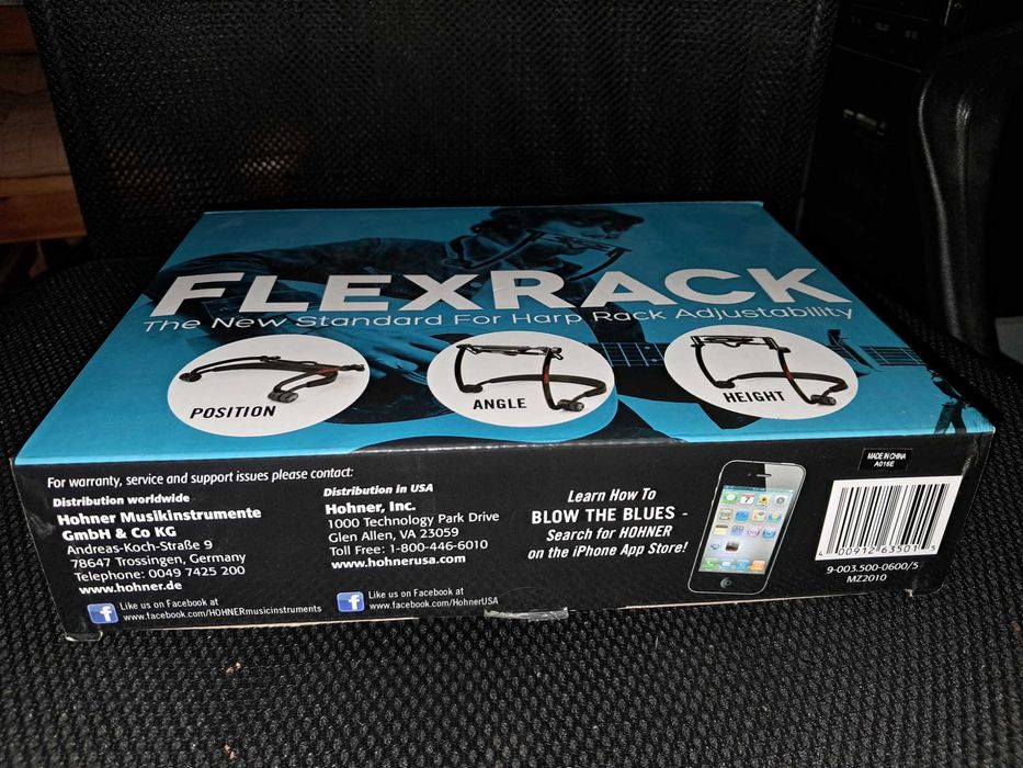 Uchwyt do Harmonijki ustnej FLEXRACK Harmonica Holder Profesjonal