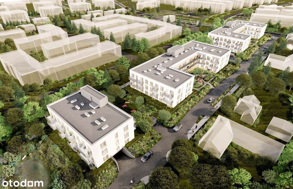 2-pokojowe mieszkanie 51m2 + 2 ogródki