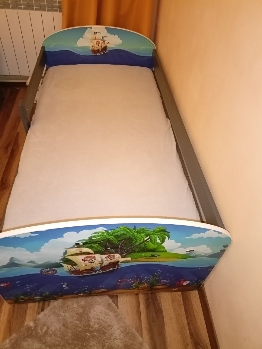 Drewniane łóżko dziecięce 160/80
