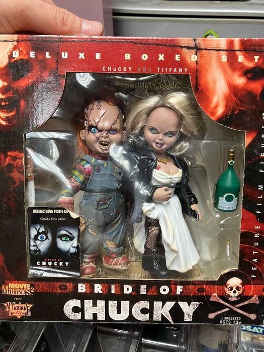 Figuras Mcfarlane Chucky and Tyffany Deluxe Boxed set Bride of Chucky