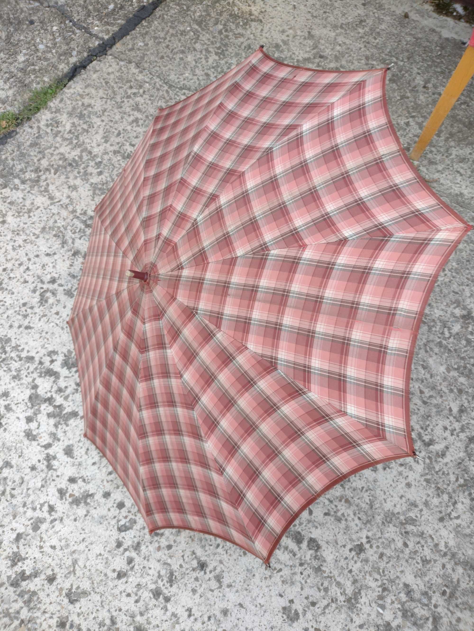 retro parasol w kratkę nr 1