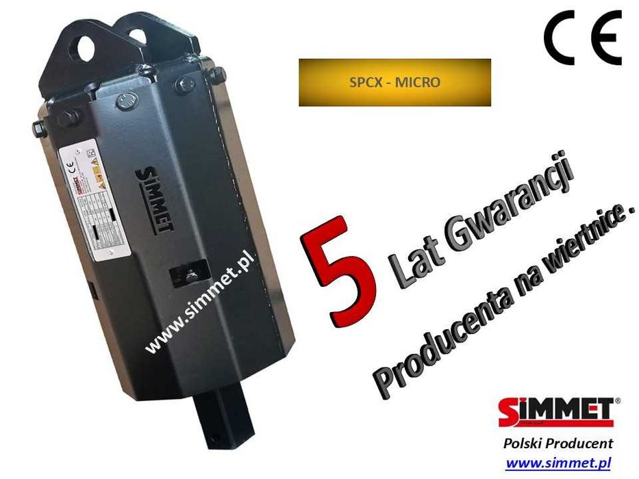 Wiertnica do minikoparki SPCX-MICRO POLSKI PRODUCENT  - Simmet®