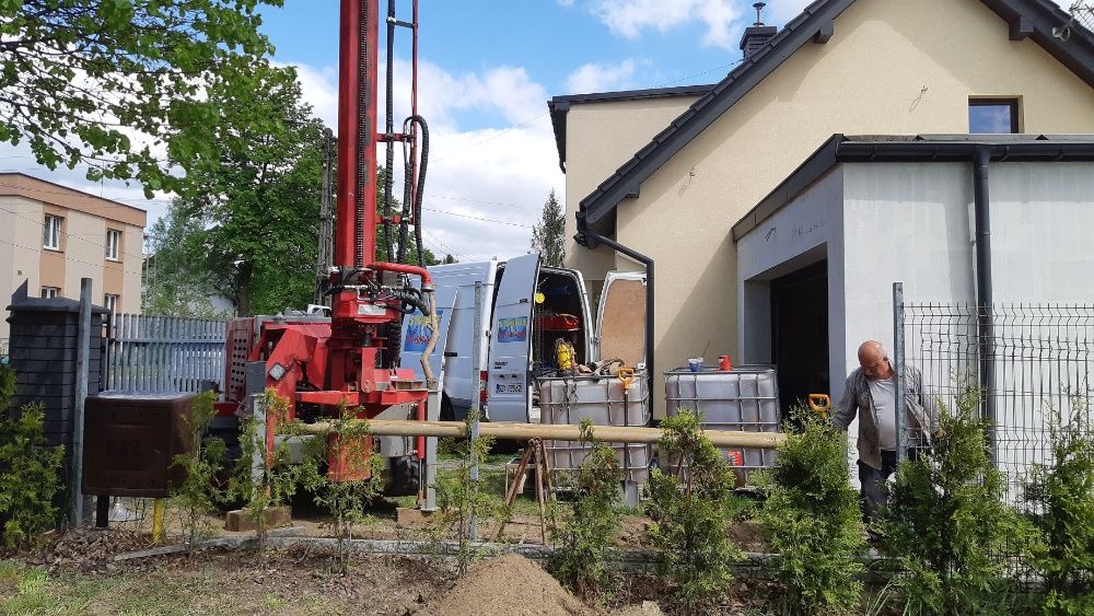 Wiercenie , budowa studni , studnie głębinowe , pompy ciepła