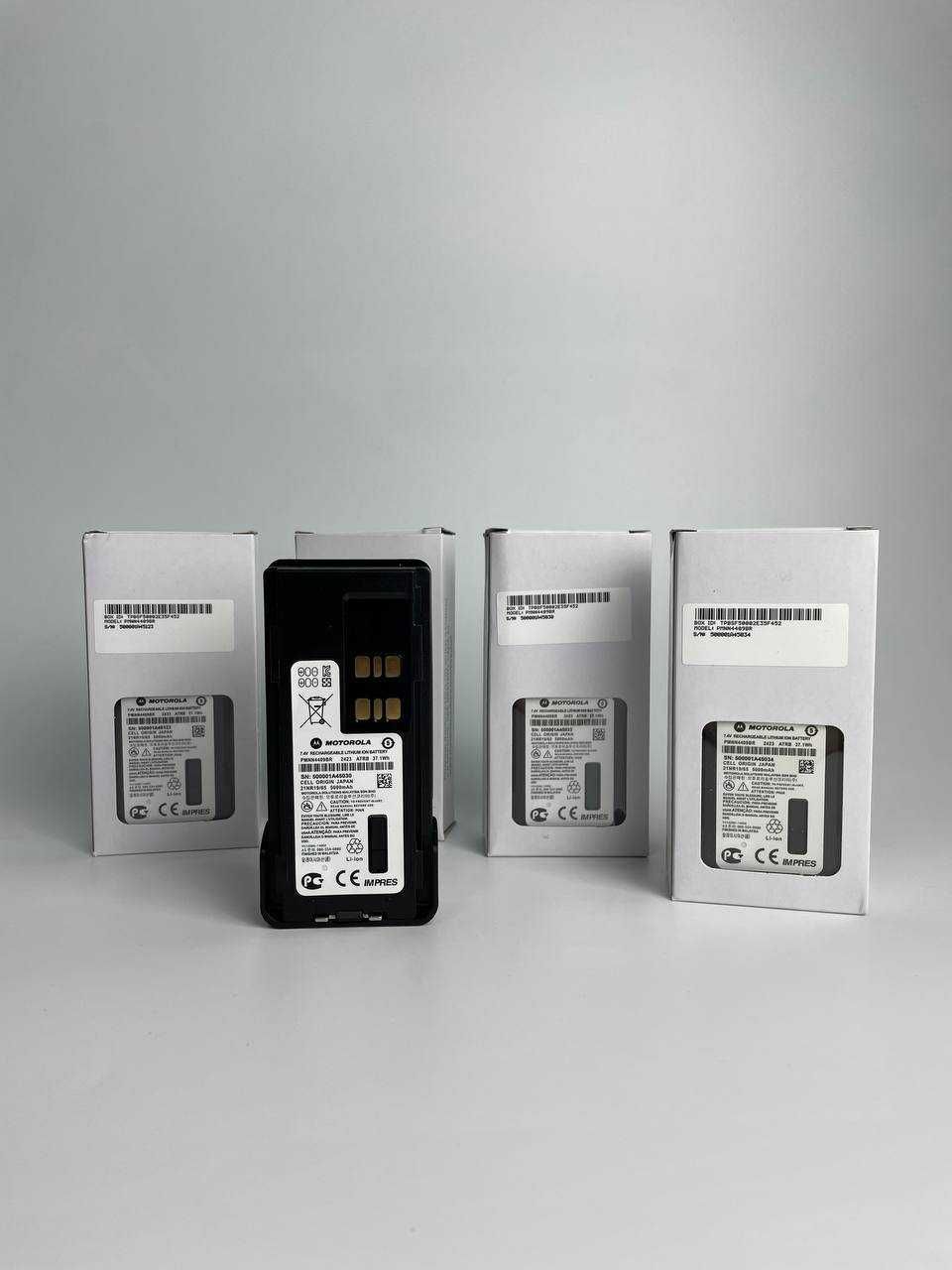 Набір із 5 батарей на 5000 mAh для радіостанції Motorola моделі DP