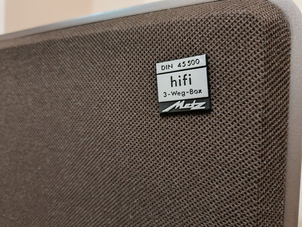Głośniki kolumny Metz 80-120W hifi 3-wag-Box niemieckie