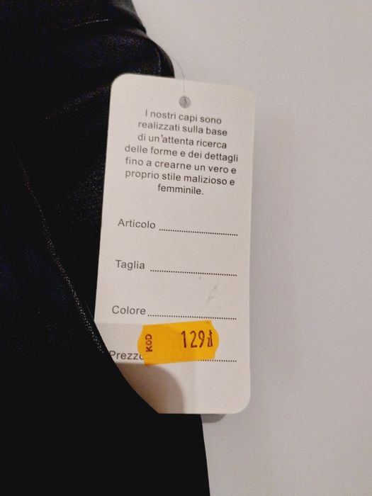 Nowe spodnie z eko skóry