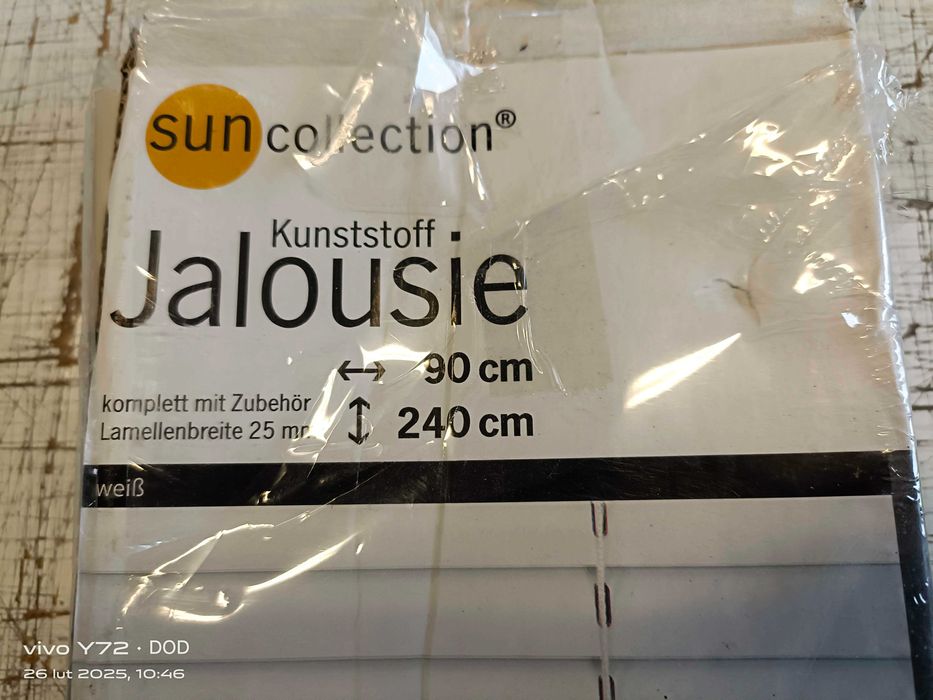 Żaluzja, roleta na okno 90x240 cm