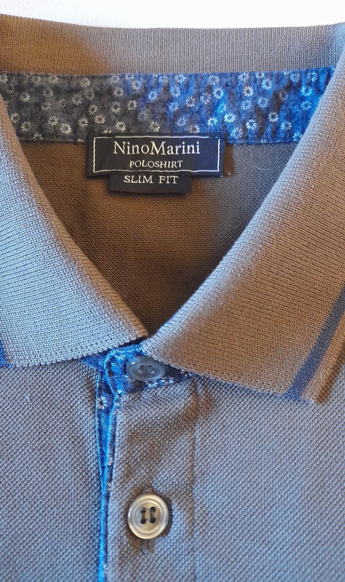 Polos algodão Nino Marini tamanhos 48 - Semi-novos