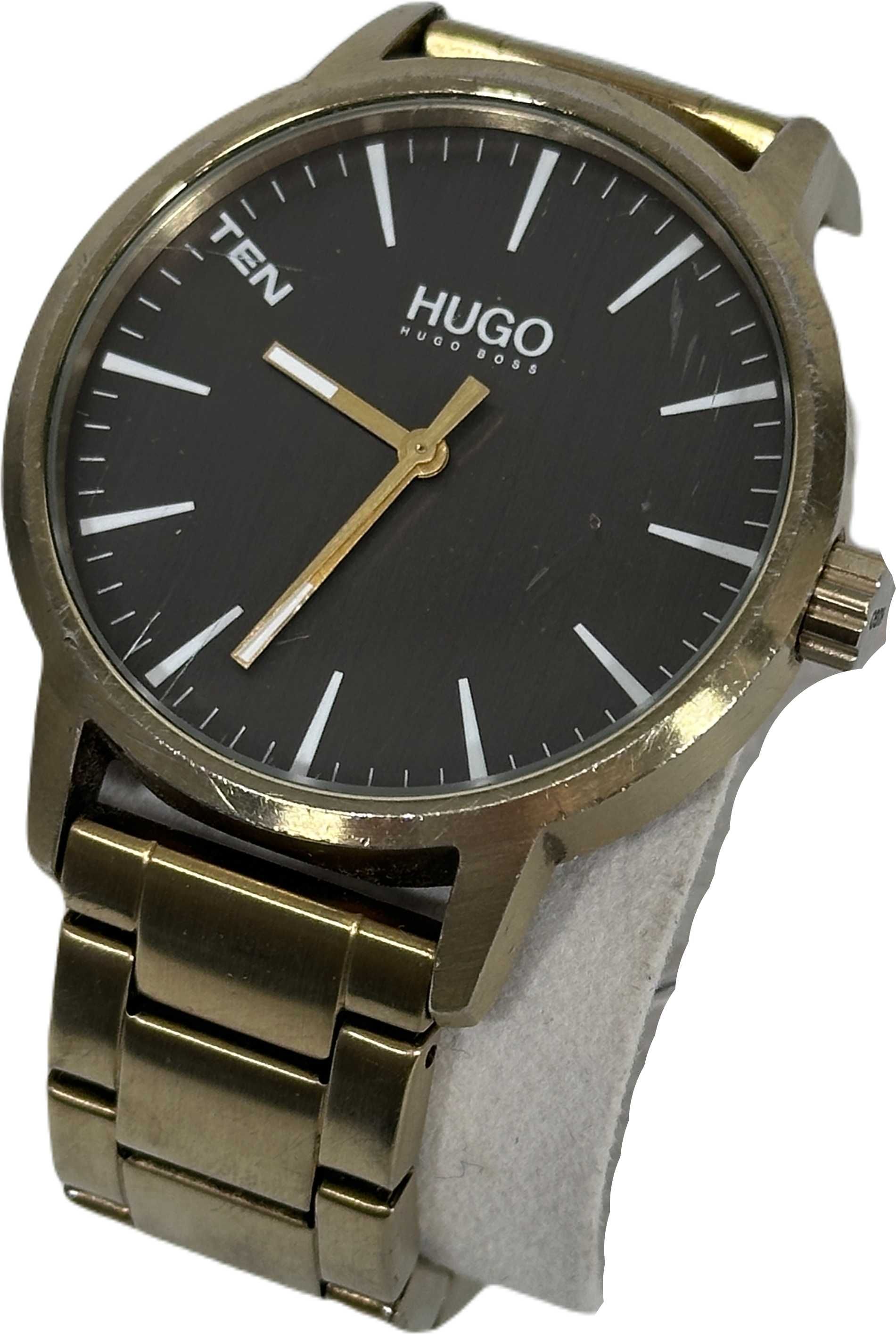Zegarek męski Hugo Boss stand 153.0142 - rip kolor złoty