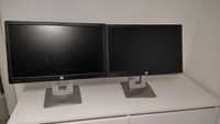 Dwa monitory LED HP 20"