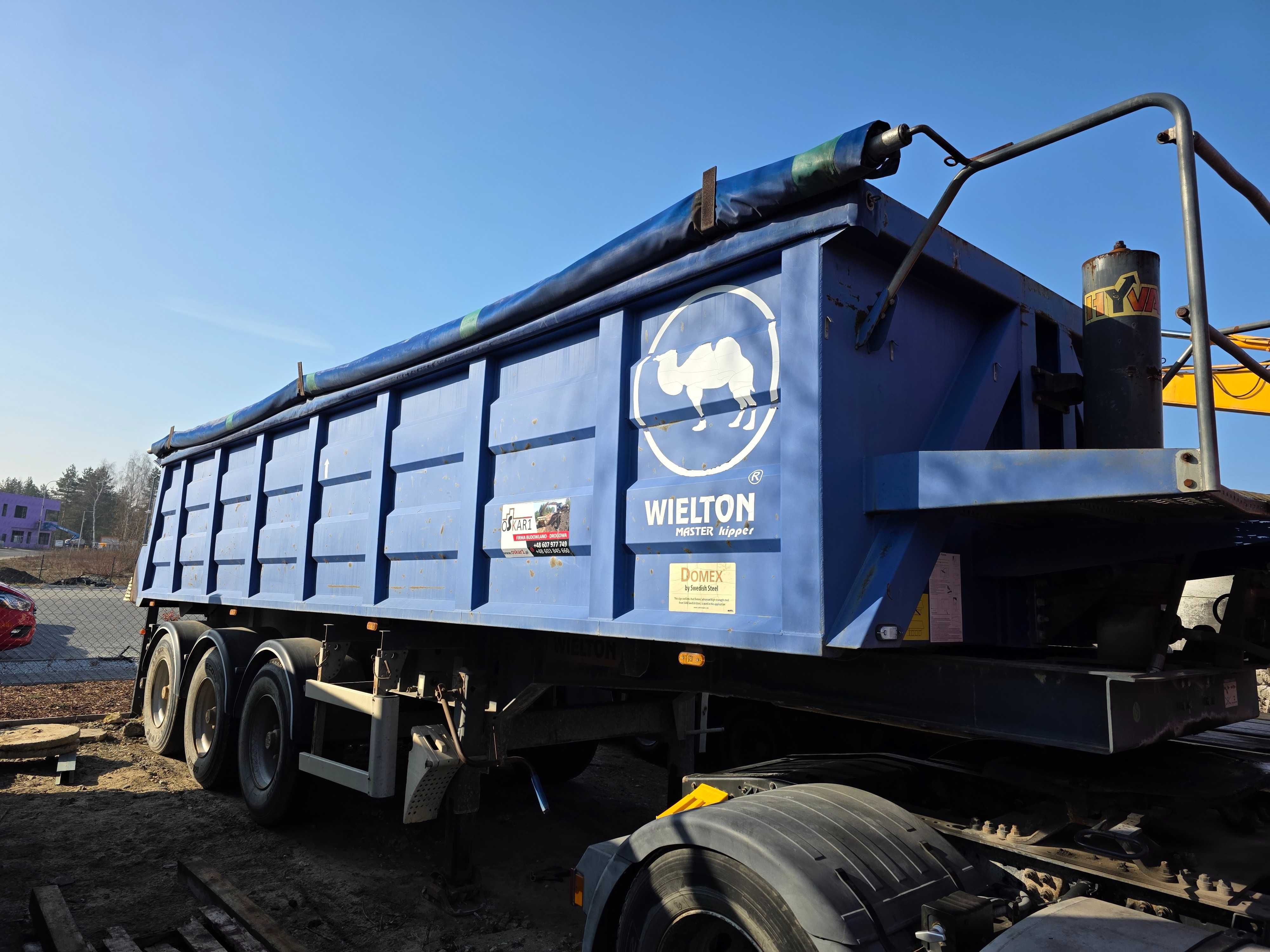 Naczepa wywrotka Wielton 27m3/  2006 rok / stalowa / stan bdb