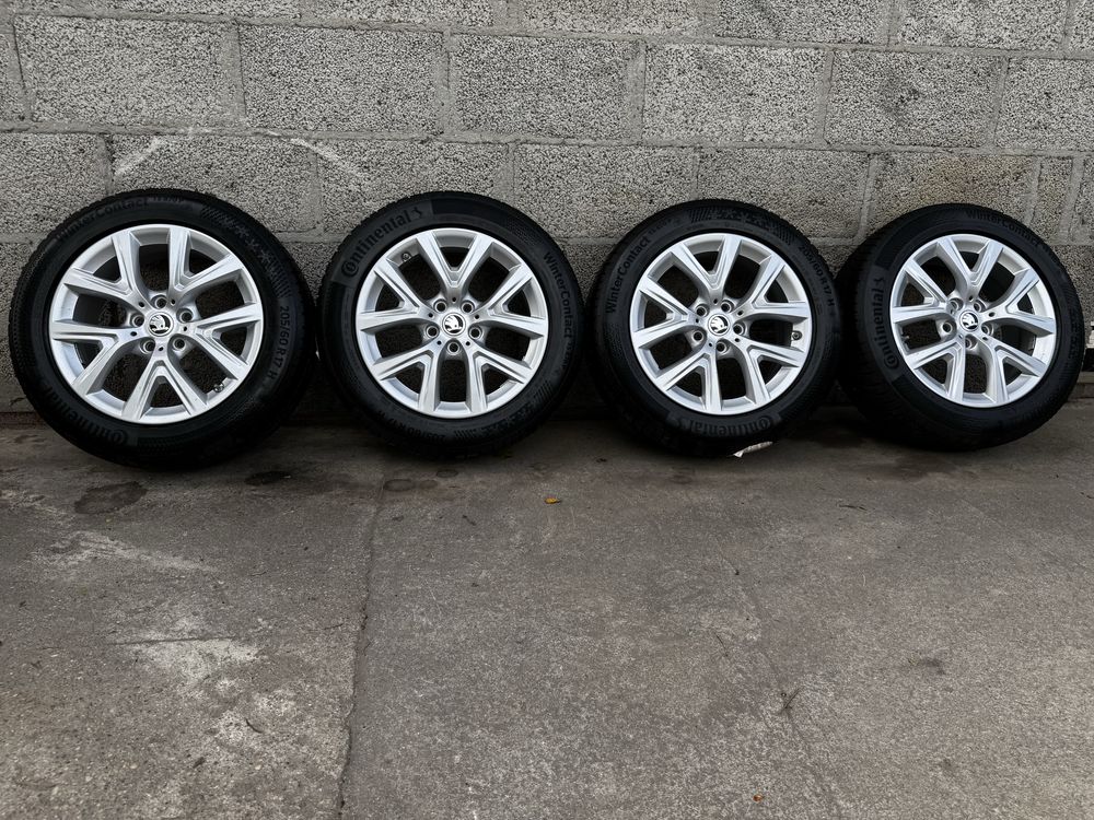 Koła Zimowe R17 5x112 Skoda Yetti Superb Karoq Opony 205/60/17 2023r.