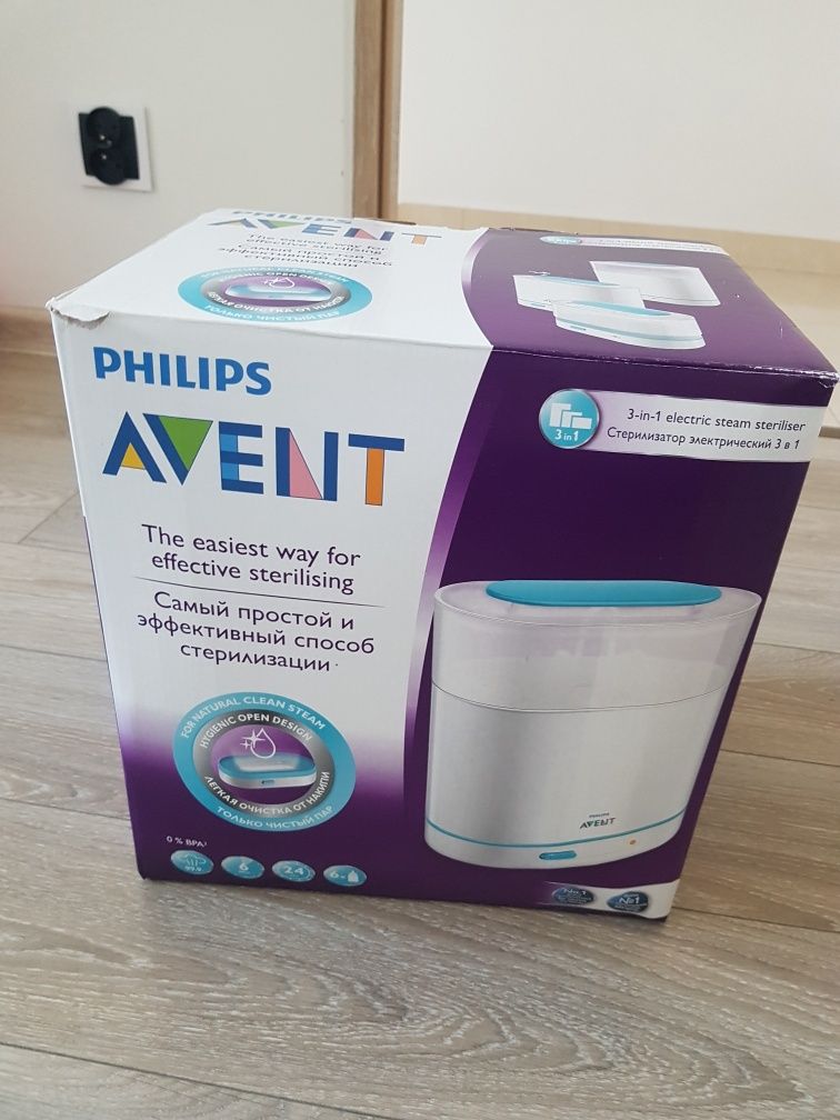 Avent Elektryczny sterylizator parowy, wyparzacz 3 w 1