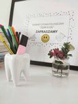 Doniczka piórnik– prezent dentysta- ZESTAW 2+1 GRATIS