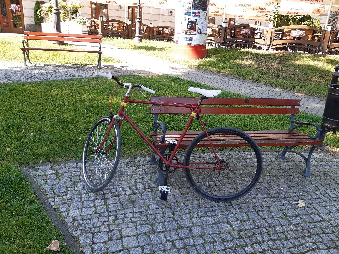 Romet orkan, ostre koło, single speed, fixed gear