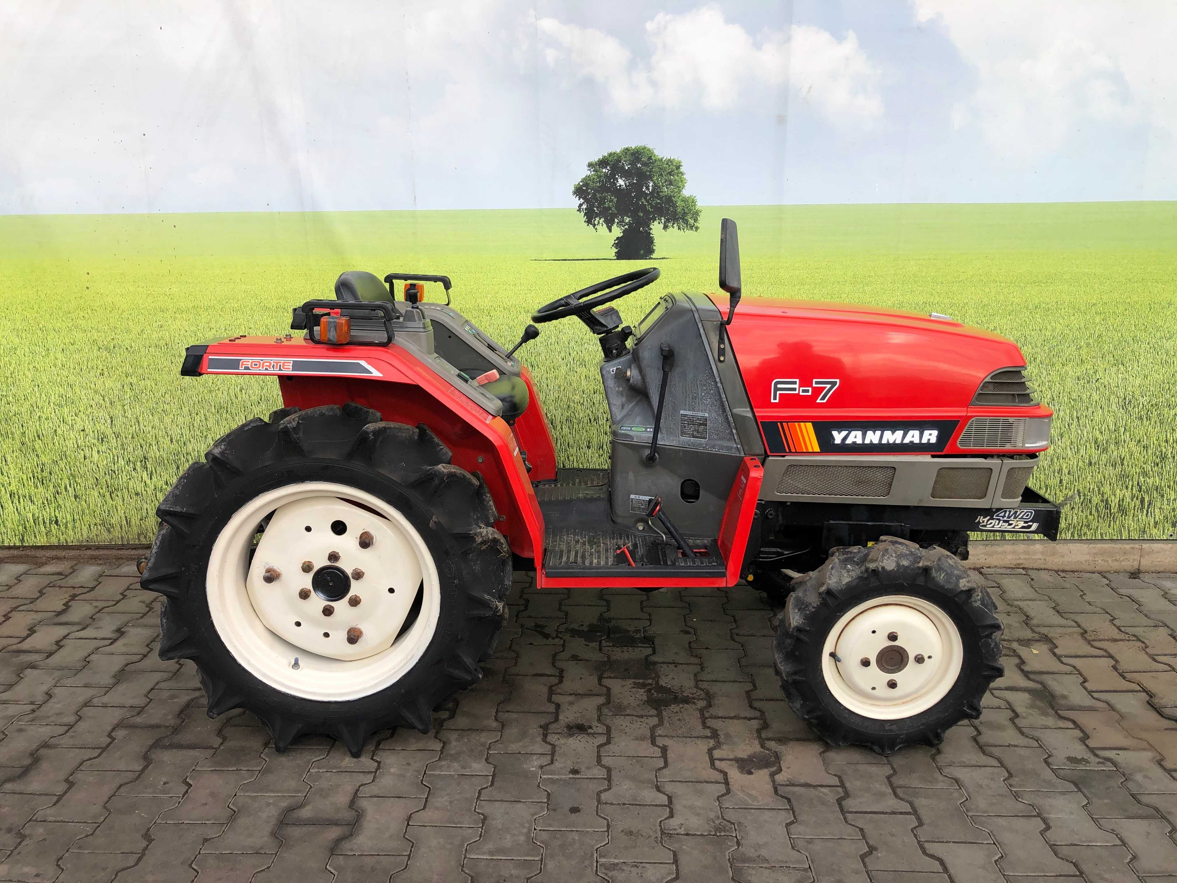 Traktorek Yanmar F7 17KM 4x4 gwarancja faktura