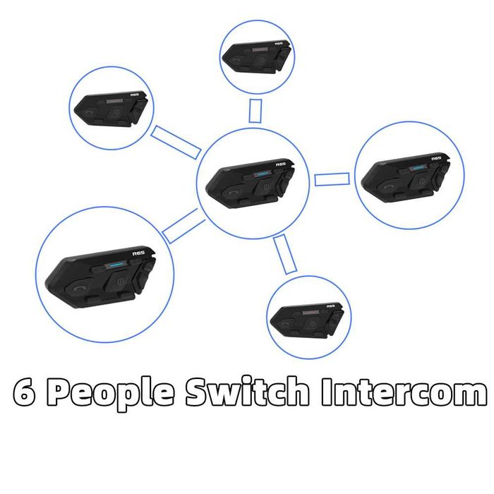 Intercomunicadores BLUETOOTH para Capacetes R6S