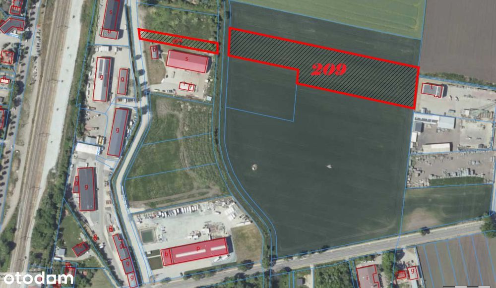 Żórawina- Grunt produkcyjno- usługowy - Autostrada A4