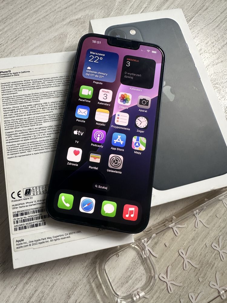 Iphone 13 256gb - stan bdobry