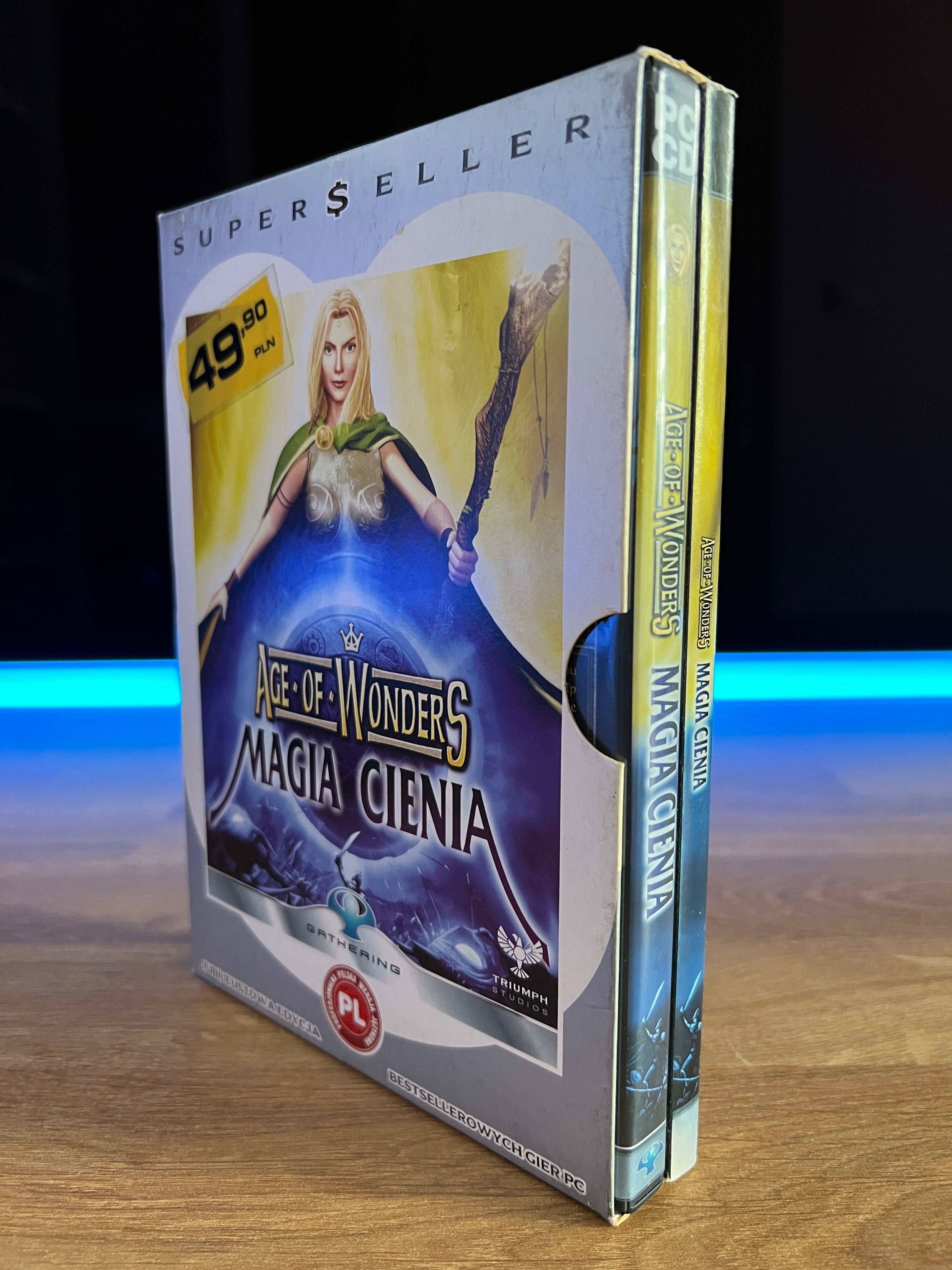 Age of Wonders Magia Cienia (PC PL 2003) slipcase kompletne wydanie
