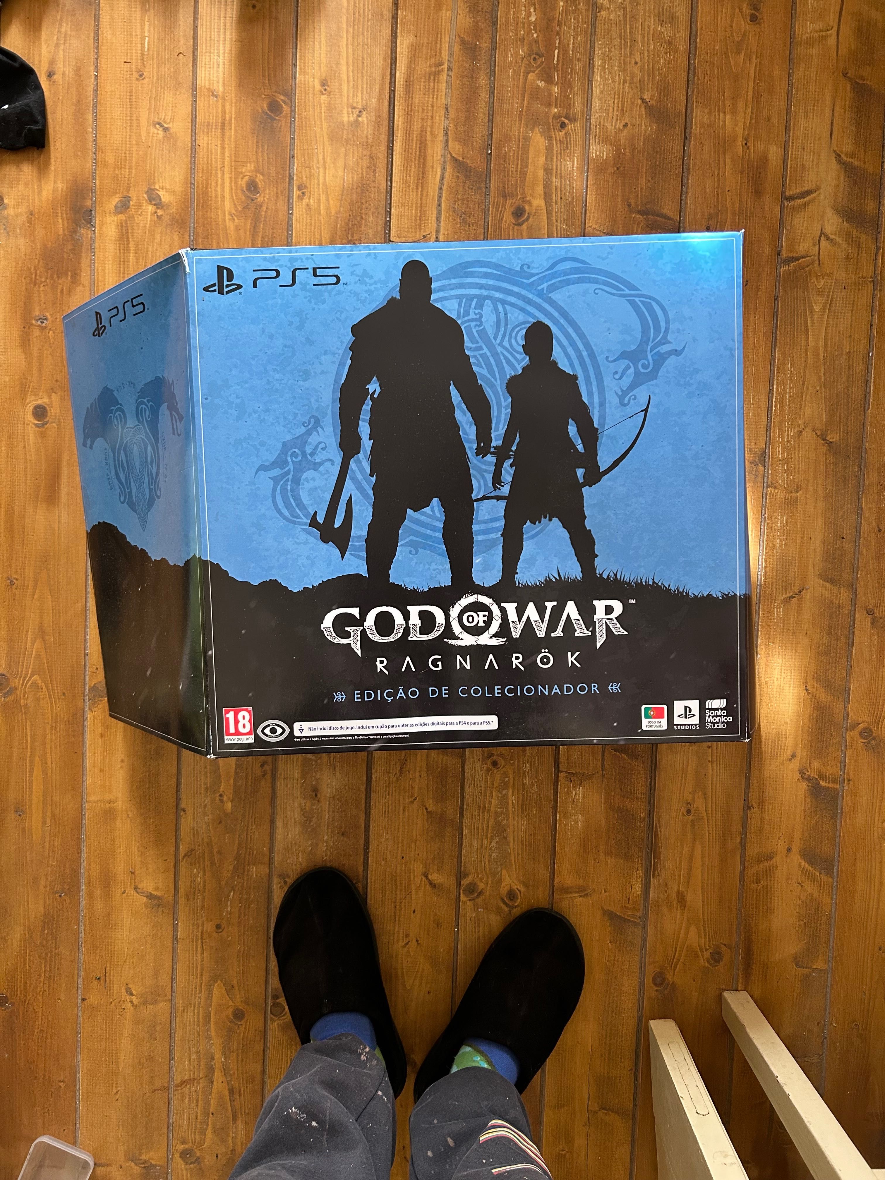 God of War Ragnarok PS4/5 edição colecionador