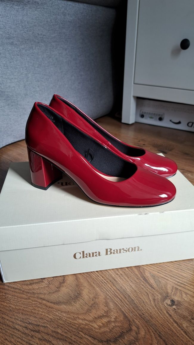 Lakierki damskie Clara Barson r.36 Nowe z paragonem