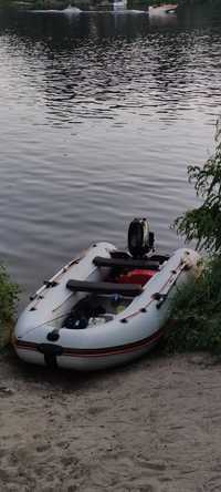 Лодка Kolibri 360 DSL надувная ПВХ, Мотор SUZUKI 9.9 DT