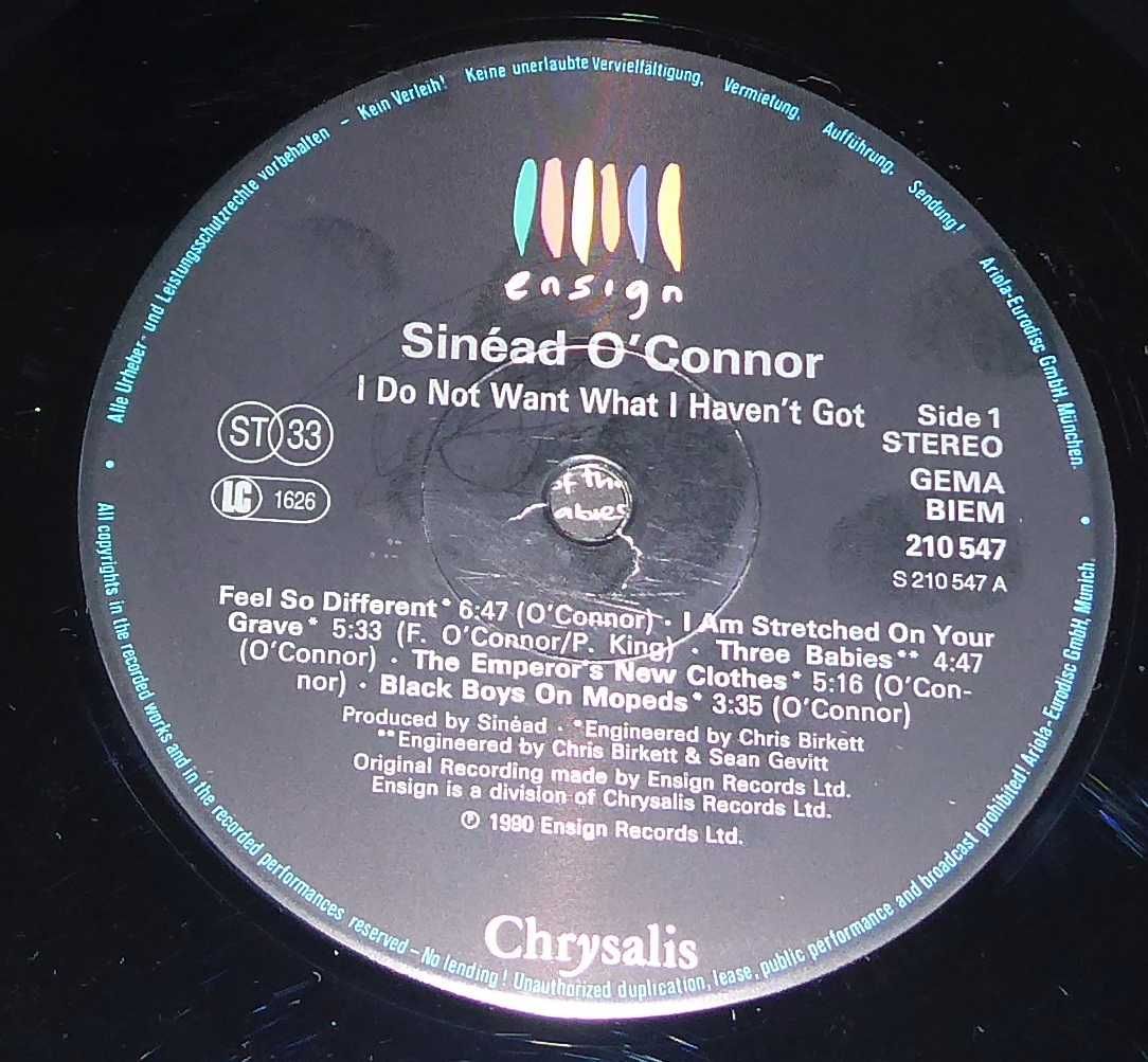 Sinéad O'Connor – I Do Not Want What I Hav LP EX-
