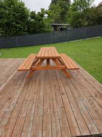 Stół ogrodowy ławka meble ogrodowe