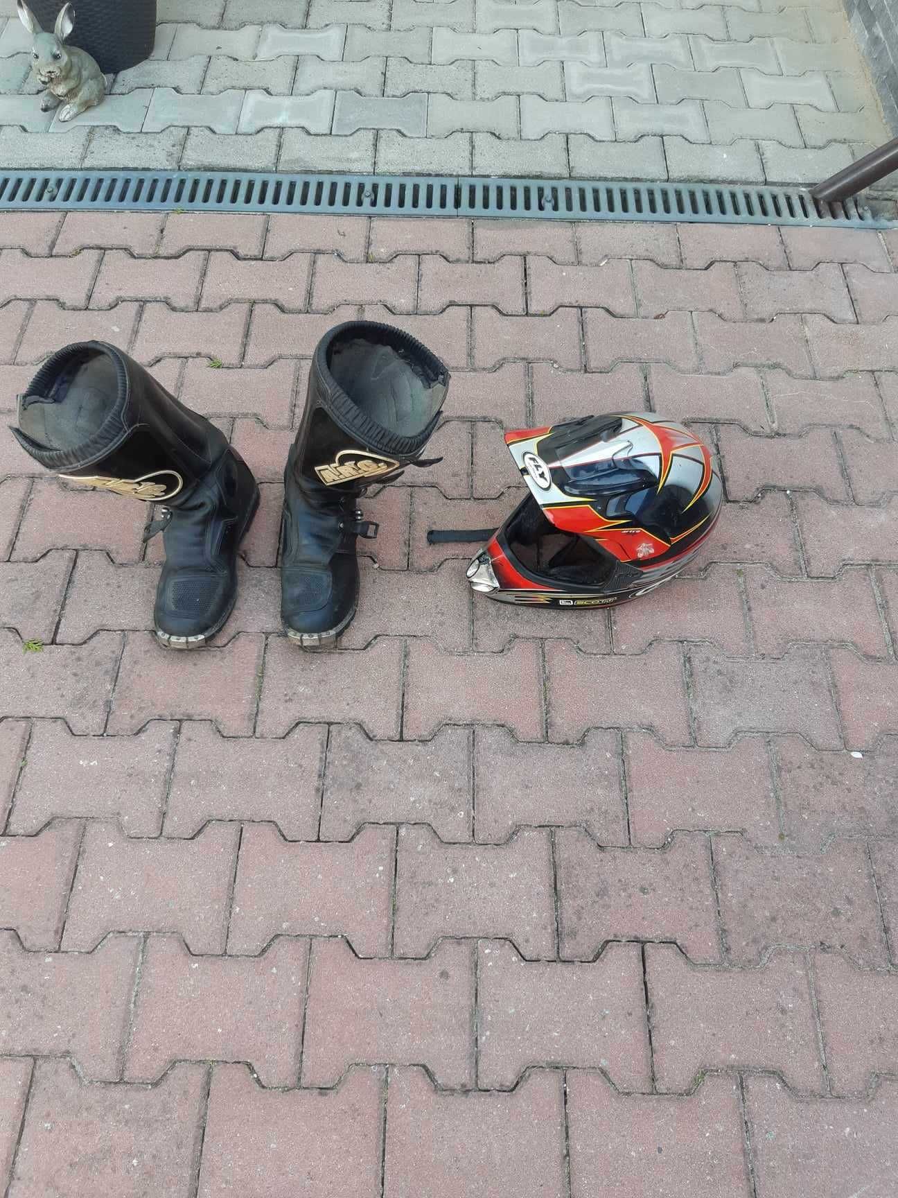 Buty + Kask Cross Enduro