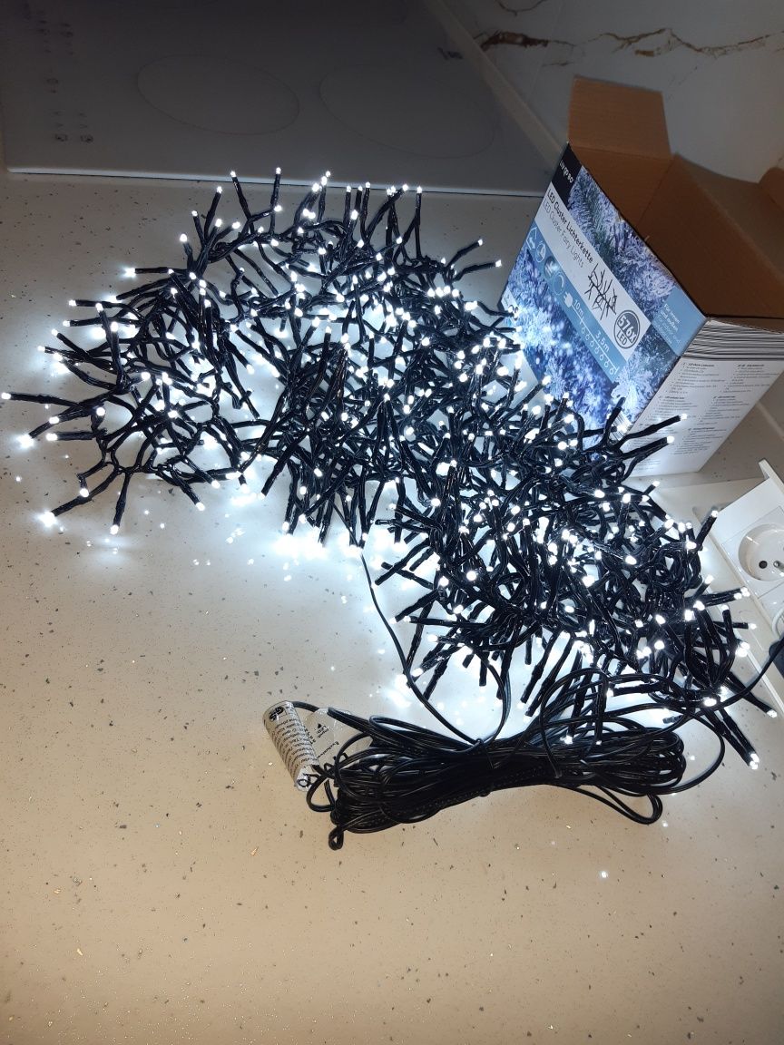 Lampy choinkowe led cluster