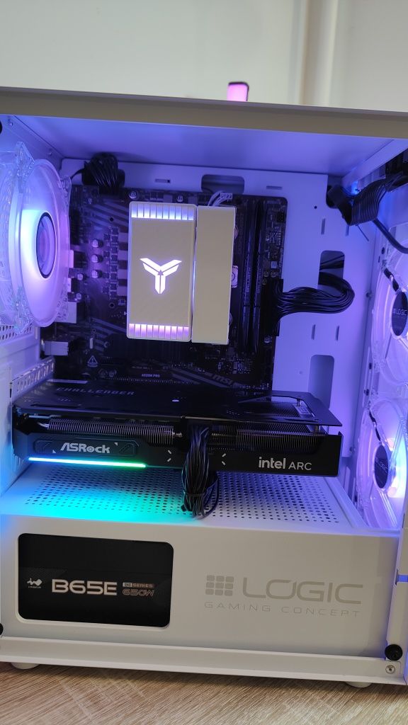 Komputer do gier ARC B570 10GB /RYZEN 5500/ 16 DDR4 3600