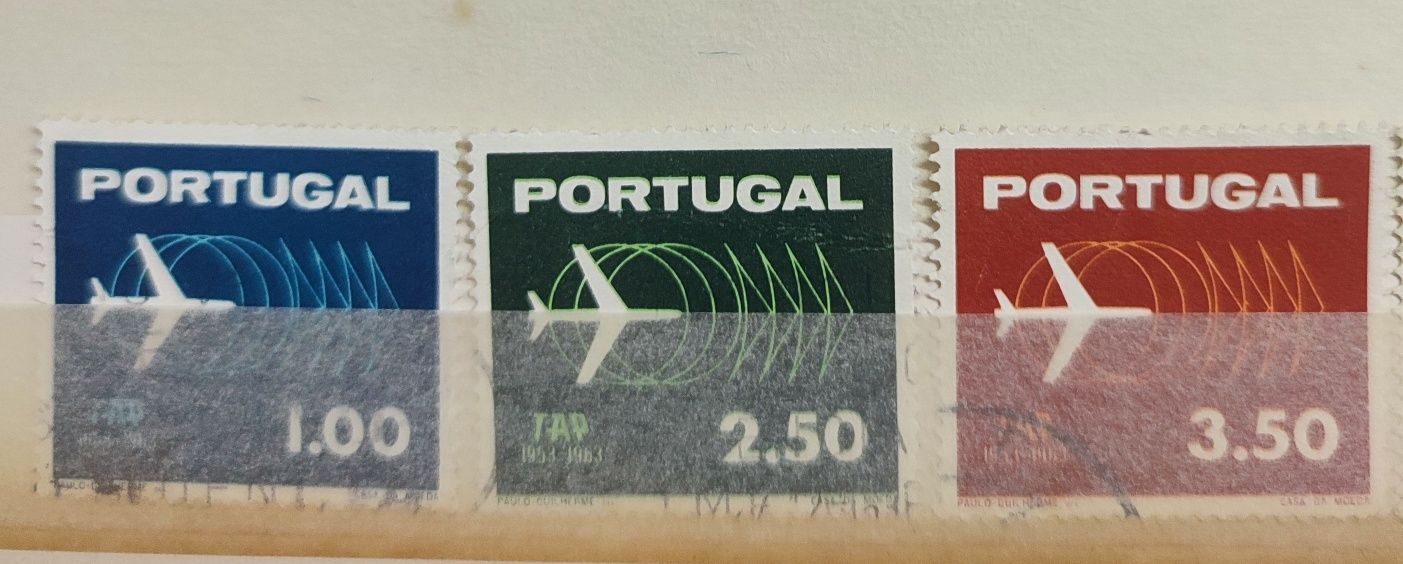 SELOS PORTUGAL 1963 - TAP série completa