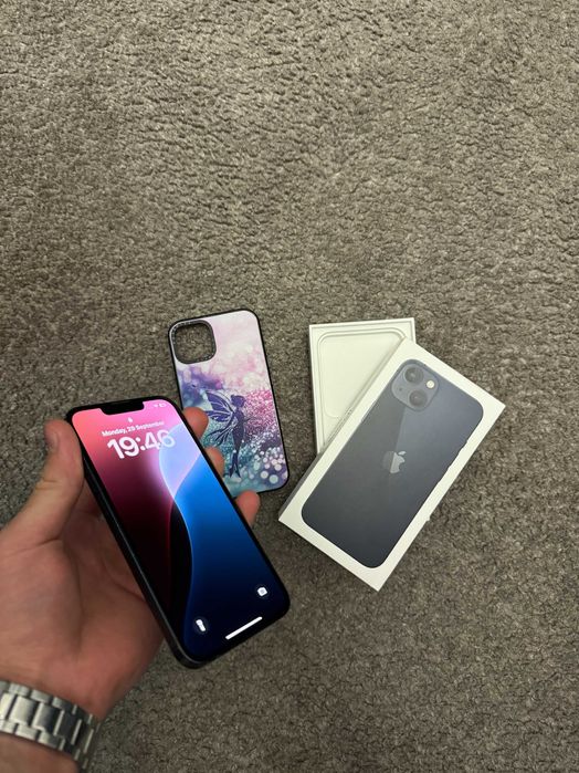iPhone 13 • 128GB • Czarny/Midnight • Bateria 100% • Pudełko